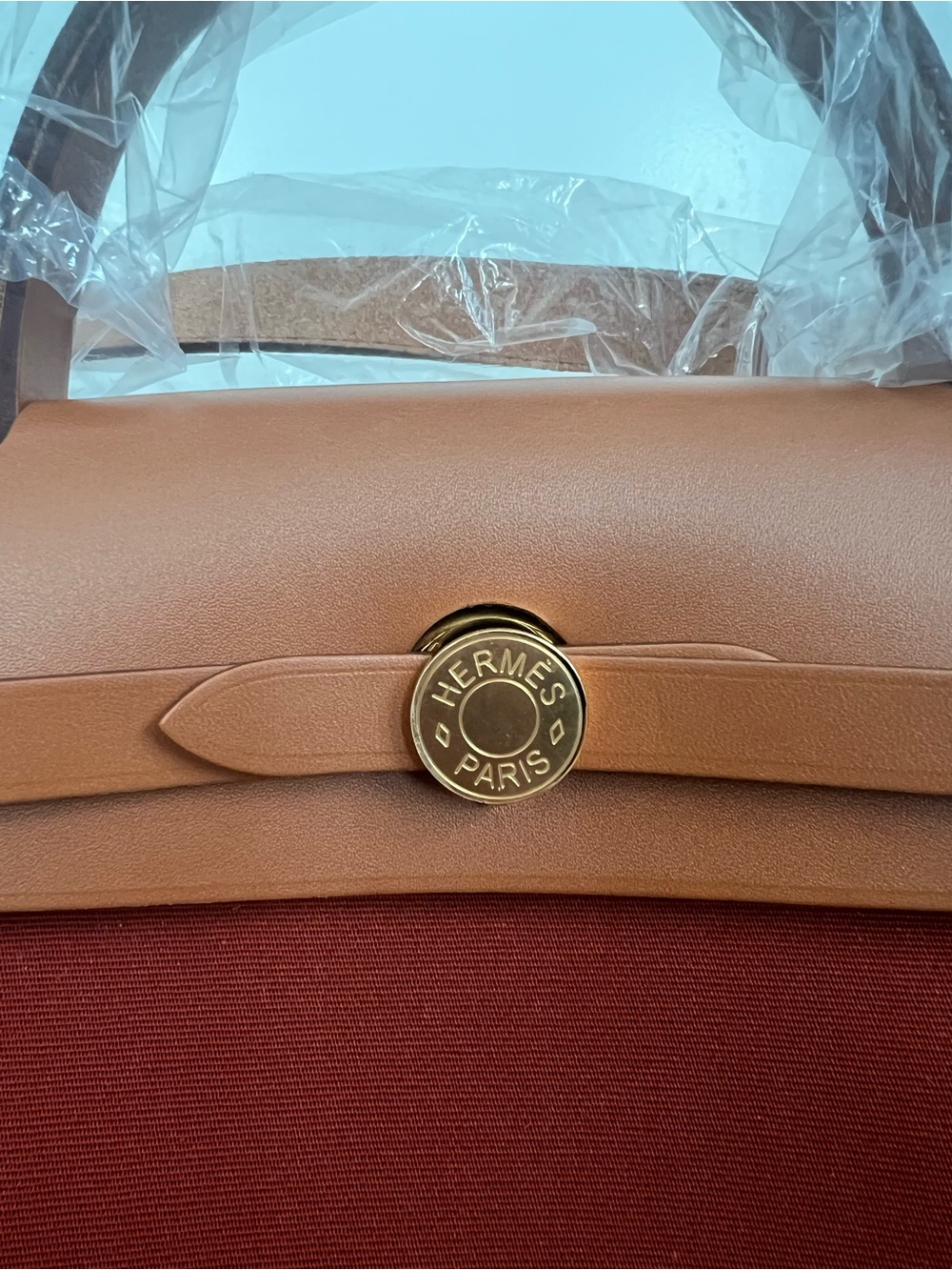 Hermès Herbag Zip RT 31 Verso Hunter Cow/Bico Officier Canvas - Picture 3 of 16